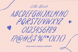 Little Bleach Handwritten Font Duo