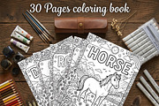Farm Animal Coloring Book for Kids, an Education Illustration by Mohammad Sarfaraz (Thumbnail 5 of 11)