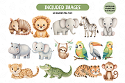 Little Safari Clipart Set, an Illustration by TatiMockup (Thumbnail 3 of 7)
