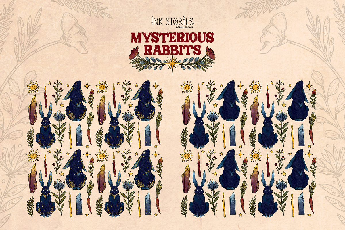 Mysterious Rabbits, an Animal Illustration by Ink Stories (Photo 13 of 29)
