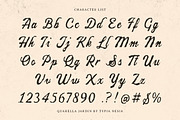 Quarella Jardin - Vintage Script, a Script Font by Typia Nesia (Thumbnail 11 of 12)