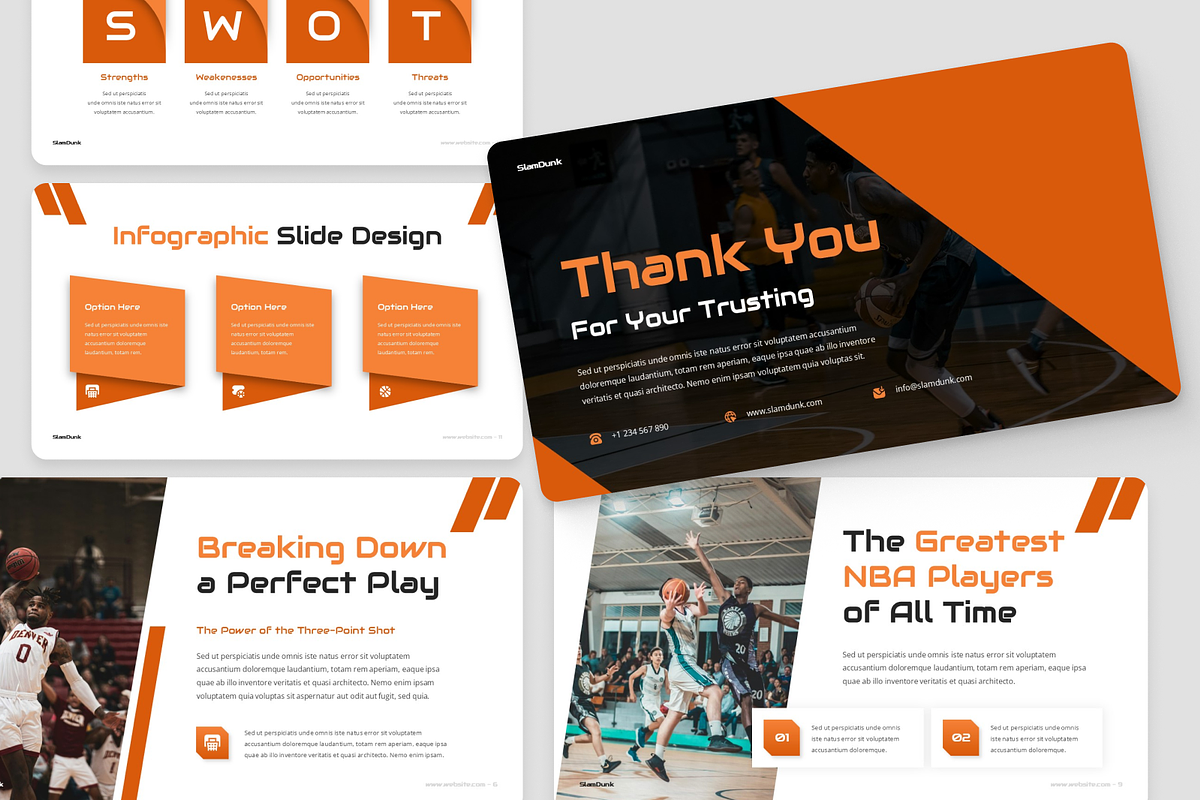 Basketball Presentation, a Presentation Template by Annora Studio (Photo 5 of 7)