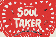 Soul Taker - This is a Monsters Disp, a Sans Serif Font by Gassstype (Thumbnail 1 of 8)