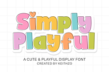 Simply Playful - Display Font