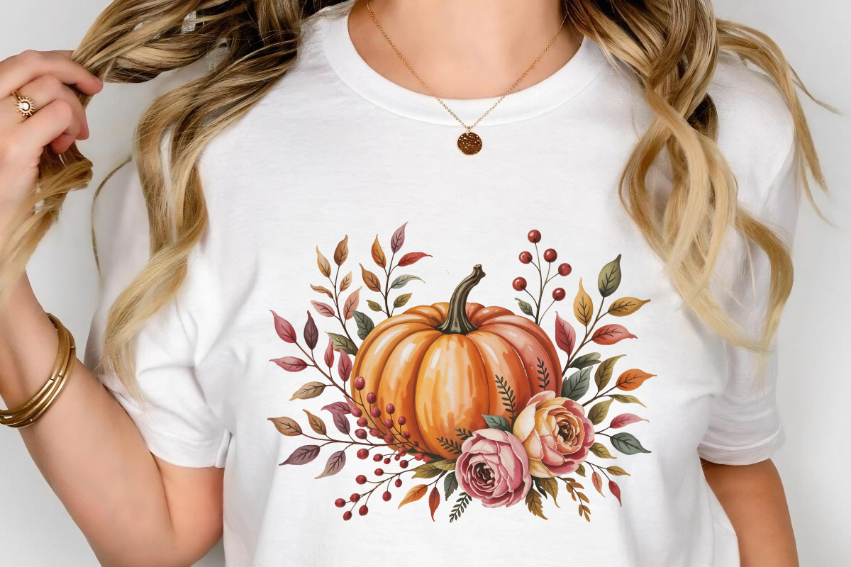 Fall Pumpkins Clipart Bundle 50 PNG, a Seasonal Illustration by Whimsy Brush Studio (Photo 3 of 9)