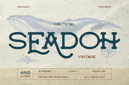 Seadoh, a Serif Font by Burntilldead