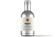 Glass Stout Sauce Bottle Mockup Pack, a Packaging Mockup by Designer Dude (Thumbnail 2 of 6)