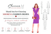 Female Fashion Croquis High Heels, a Person Illustration by Shorena Fashion Draws (Thumbnail 8 of 8)