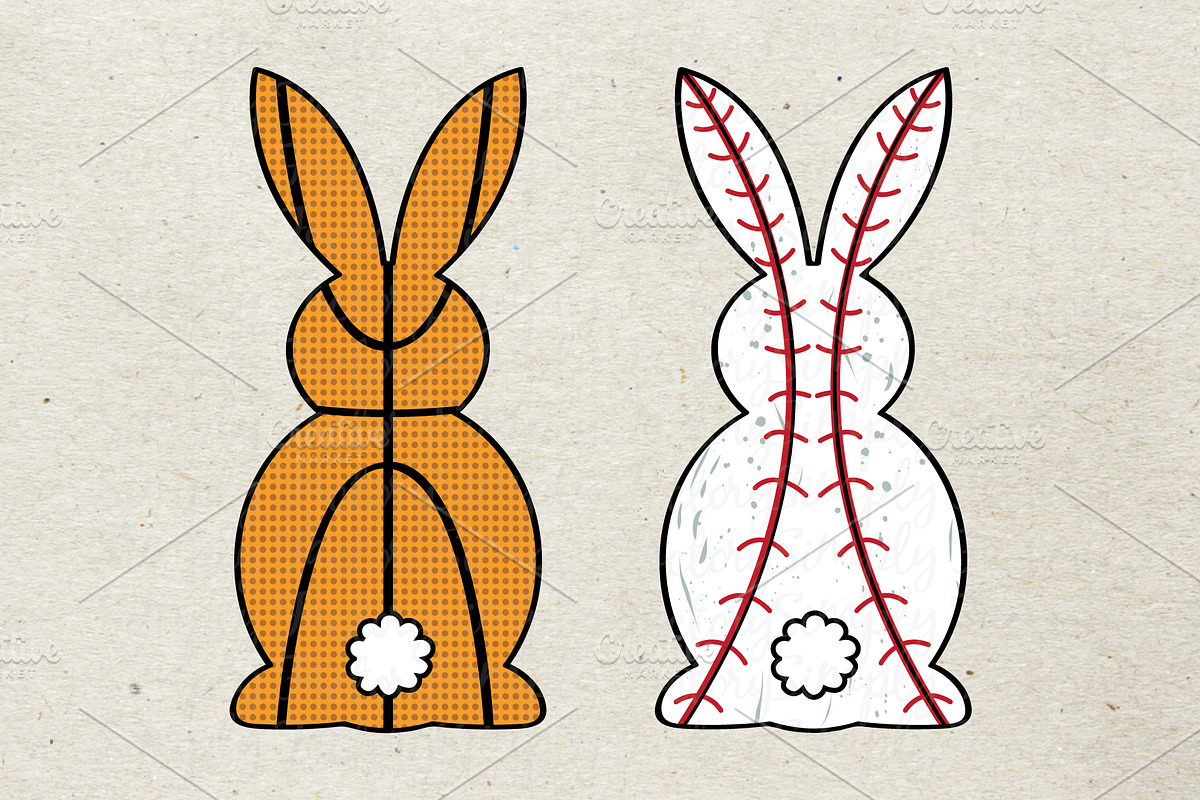 Cute Bunny Peeps Collections set, an Animal Illustration by Simply Factory (Photo 2 of 2)
