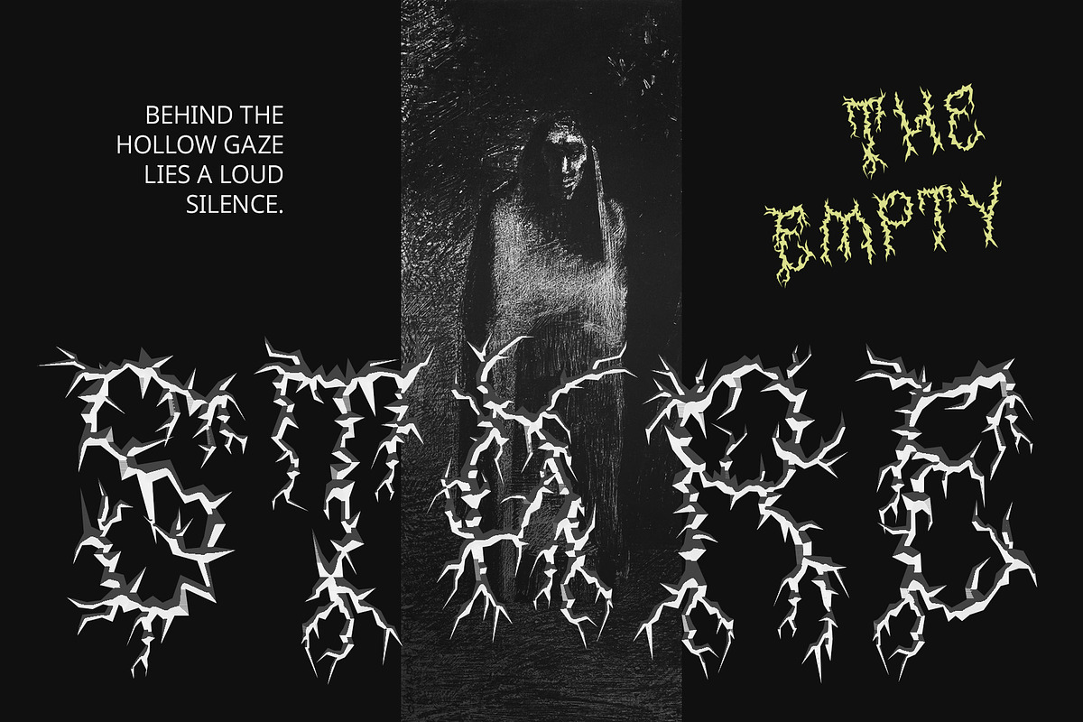 CS Crime – Black Metal Font, a Blackletter Font by Craft Supply Co. (Photo 2 of 8)
