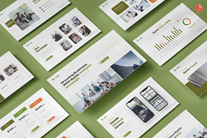 Business Agency PowerPoint, a Presentation Template by Pixslides