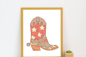 Cowboy Boots Svg, Cowgirl Boots Svg