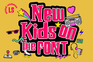 New kids on the Font, a Symbol Font by LetterStock