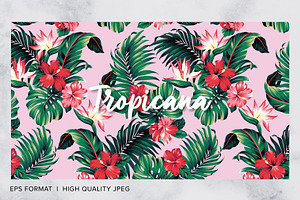 Tropicana, Tropical Seamless Pattern