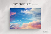 Painted Sky Pictures, Sky Landscape, a Texture Graphic by by creative paper (Thumbnail 4 of 7)