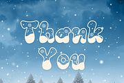 Over Snow is a cute Christmas font, a Handwritten Font by Brown Cupple (Thumbnail 7 of 7)