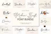 Modern Script Font Bundle, a Script Font by Flawless And Co (Thumbnail 1 of 11)