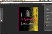 Lip balm label Template-id042, a Stationery Template by AIW SOLUTIONS (Thumbnail 3 of 4)