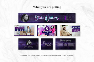 YouTube Channel Branding Kit Canva