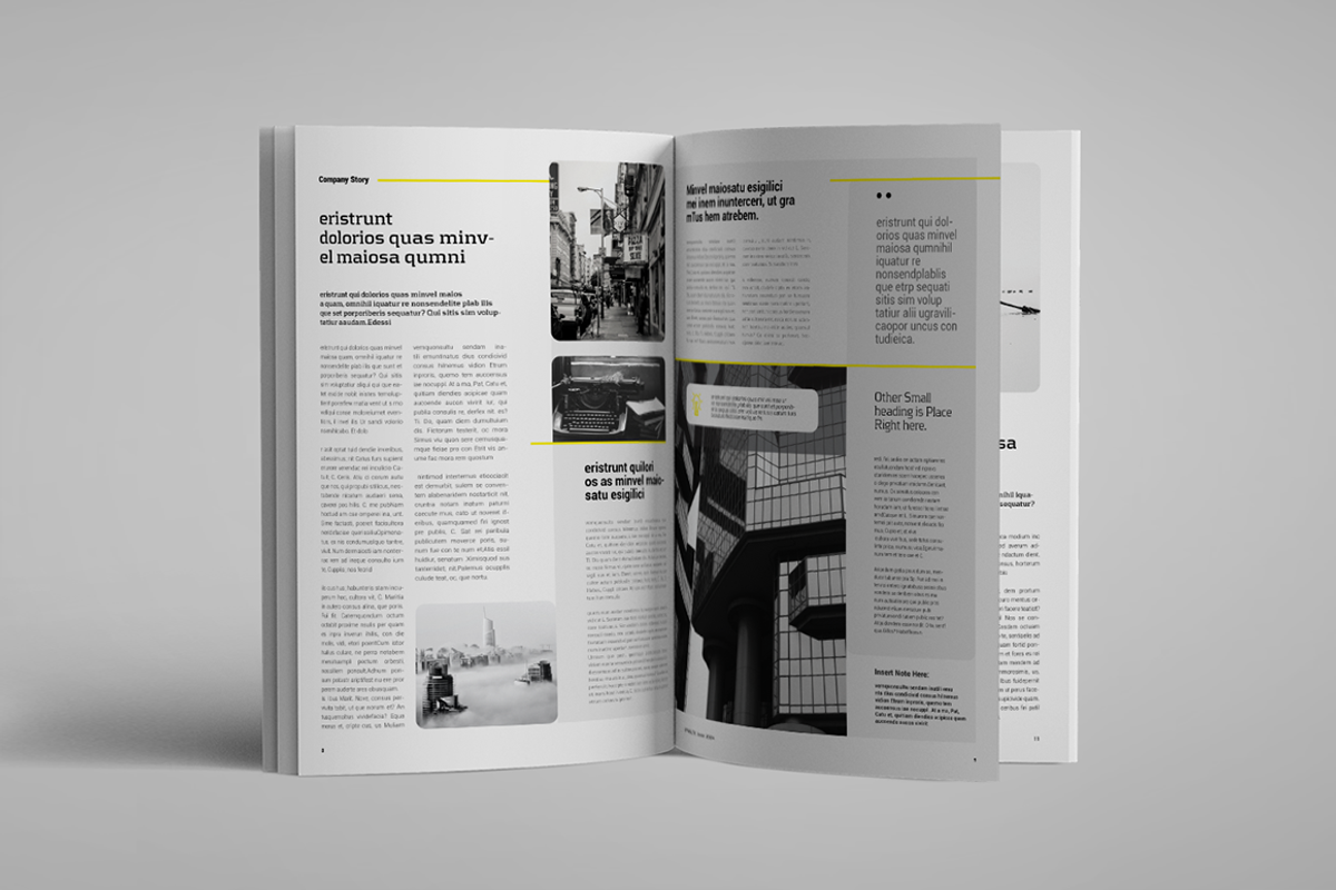 Newsletter Template, a Brochure Template by spidergraph (Photo 5 of 8)