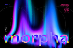 Morpha Retro Gradient Textures