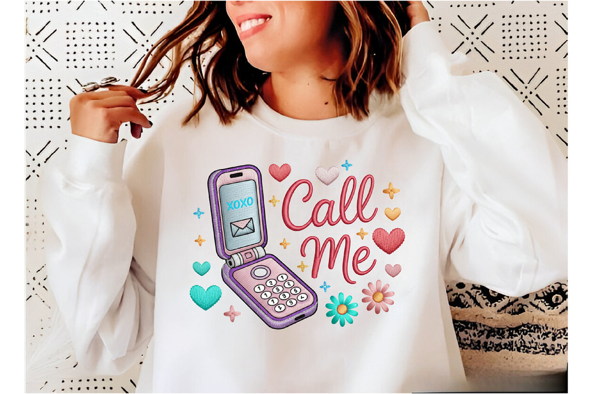 Call Me Xoxo Sublimation PNG Design, an Illustration by Designking (Photo 1 of 6)