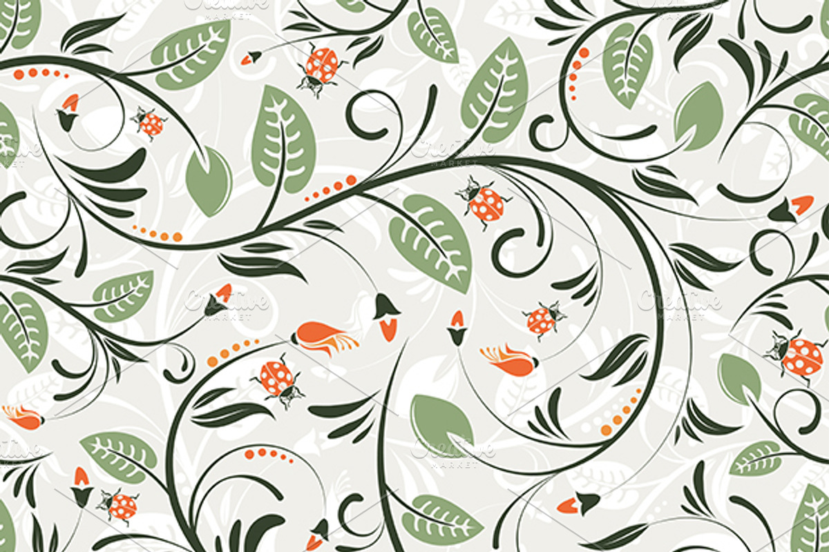 Flower Seamless Patterns, a Pattern Graphic by TAlex (Photo 3 of 6)