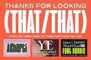 Comba Display Font + Logos, a Sans Serif Font by That That Creative (Thumbnail 13 of 13)