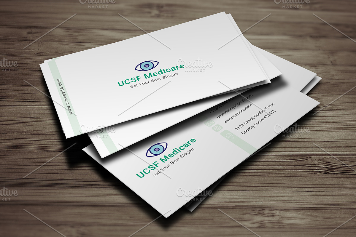 Eye Care Business Card, a Business Card Template by graphicsunday (Photo 4 of 4)