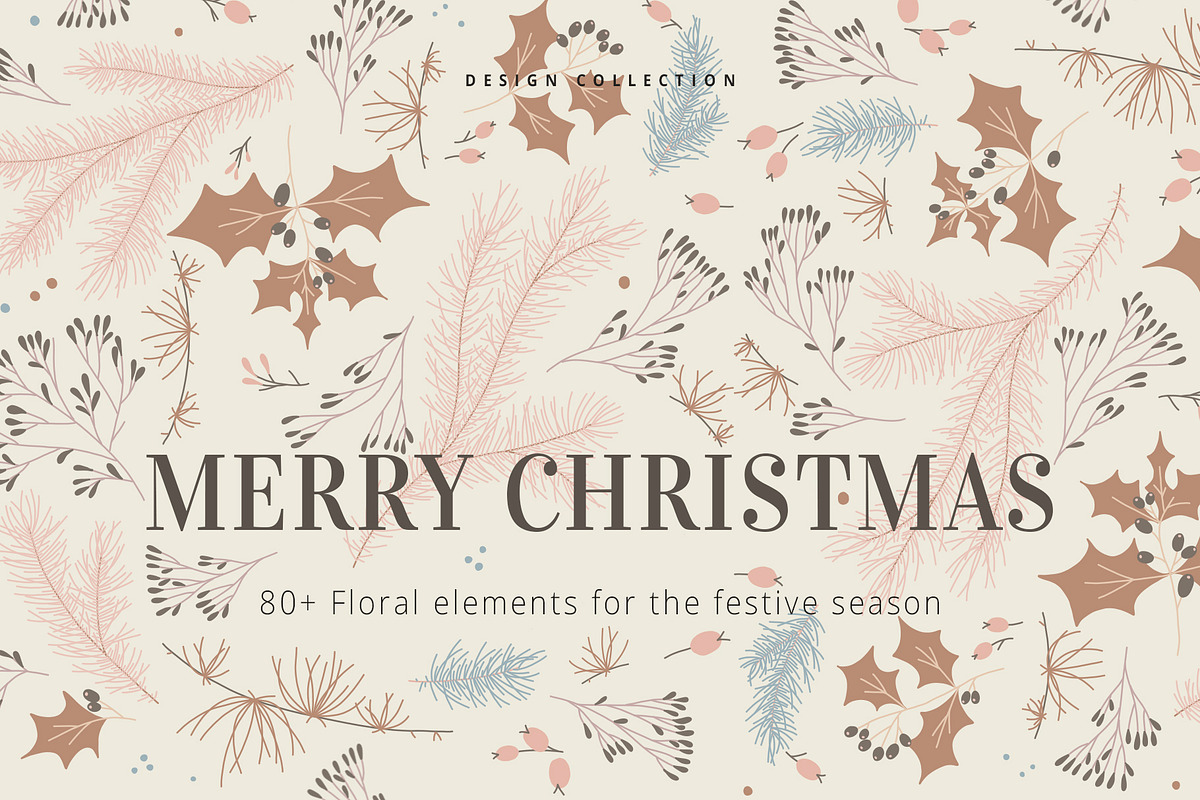 Christmas Watercolor Design, an Object Graphic by Folkheart (Photo 1 of 14)