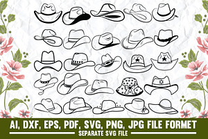 Cowboy Hat Svg, Cowboy, Cowboy Bebop