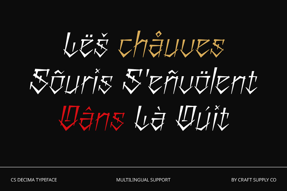 CS Decima – Graffiti Font, a Sans Serif Font by Craft Supply Co. (Photo 3 of 8)