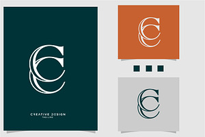 C, CC, Abstract Letters Logo, a Branding & Logo Template by art_creater
