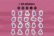 Woodlouse Clipart Bundle, an Animal Illustration by Palau (Thumbnail 9 of 9)