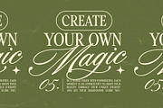 True Fate Script & Serif Font Duo, a Script Font by Sam Parrett (Thumbnail 9 of 12)
