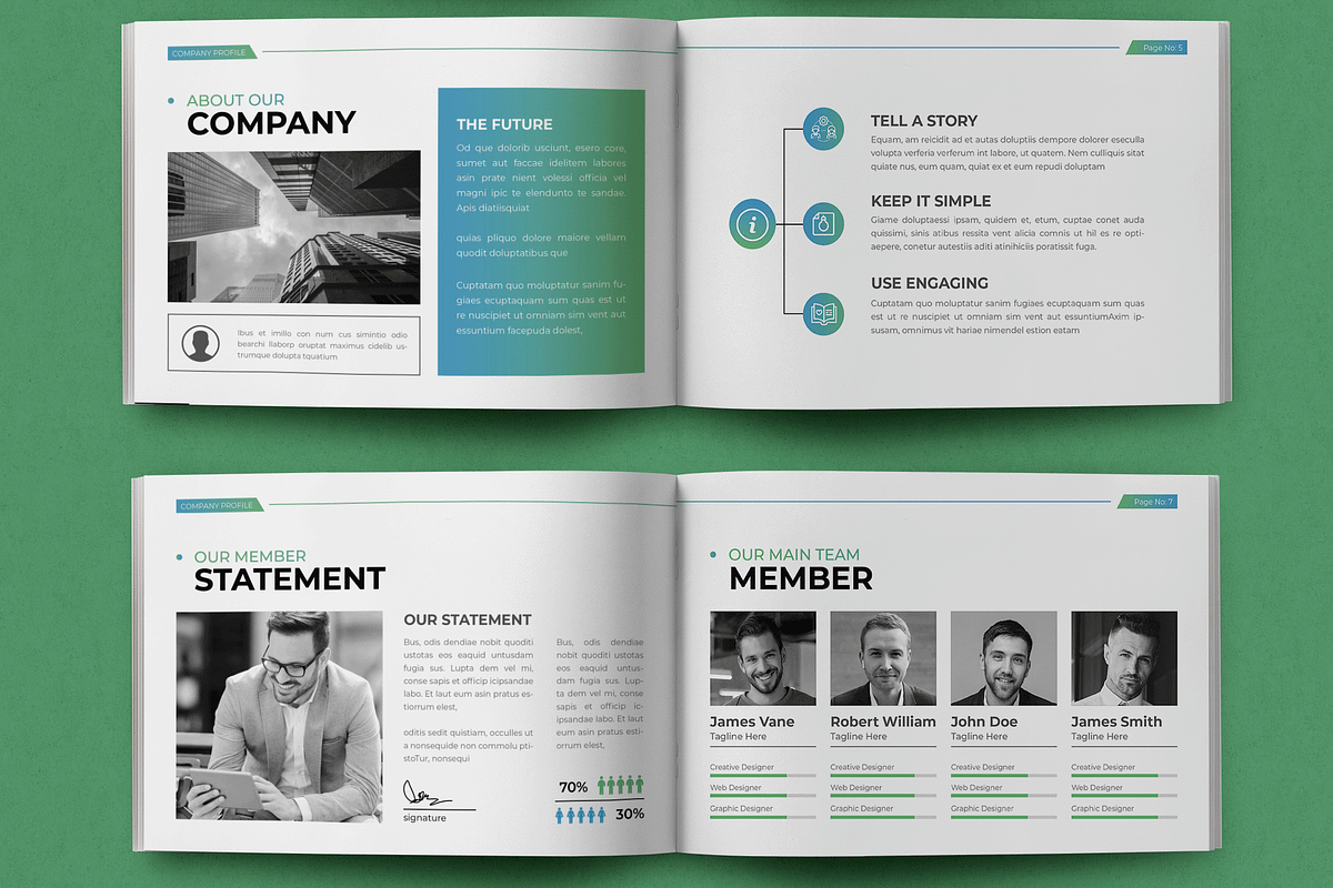 Company Profile Design Layout