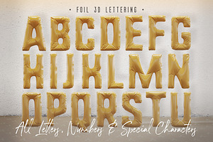 Foil & Fabric Lettering Duo