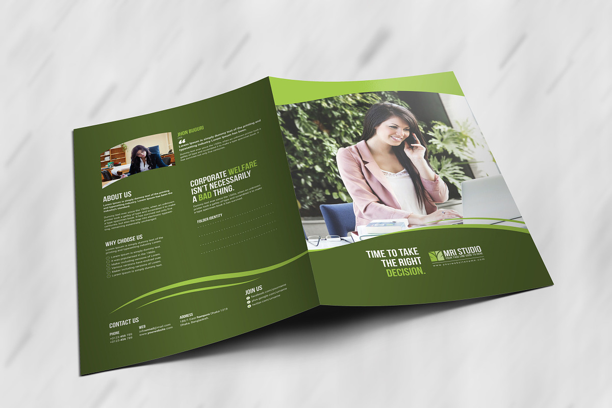 Popular Presentation Folder, a Stationery Template by MRI STUDIO (Photo 10 of 10)