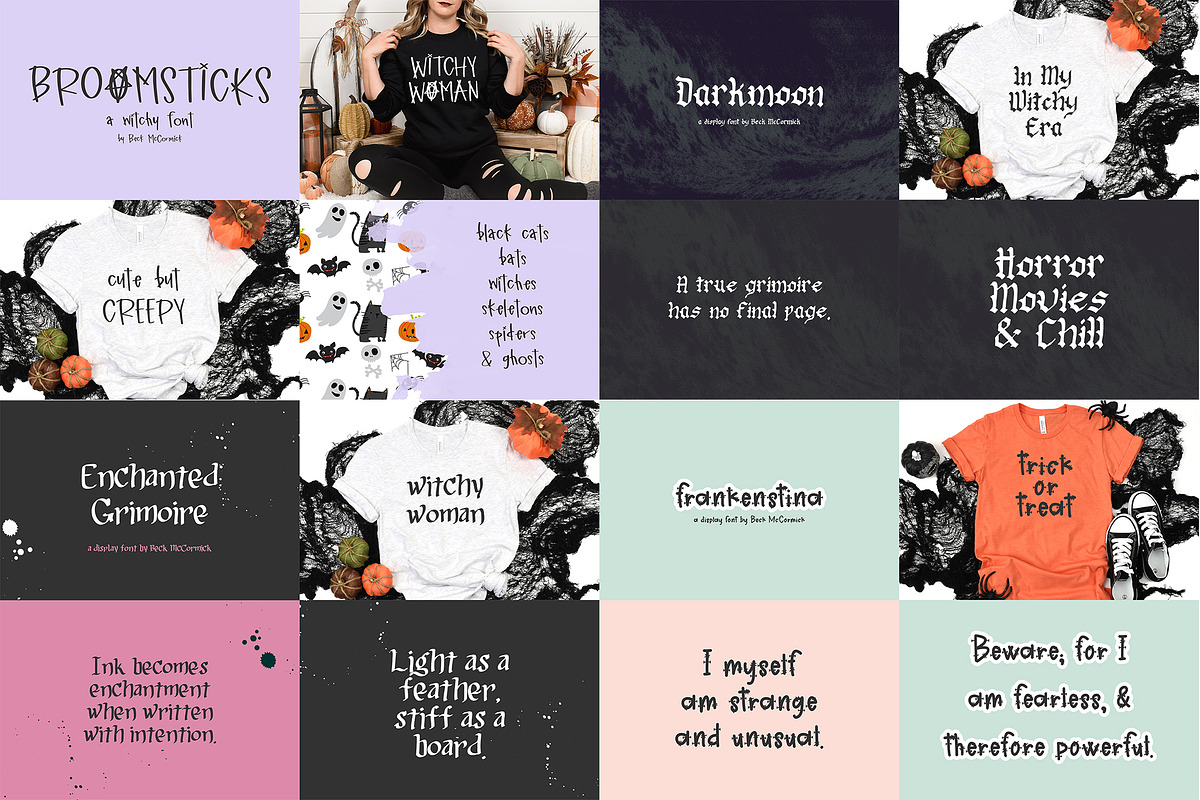 Halloween Font Bundle, a Handwritten Font by Beck McCormick (Photo 2 of 9)