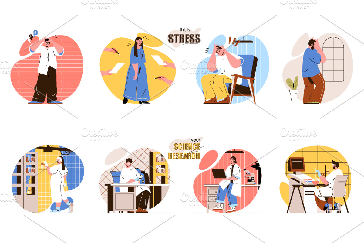 Flat People Concept Illustrations, a Finance Illustration by alexdndz (Photo 12 of 14)