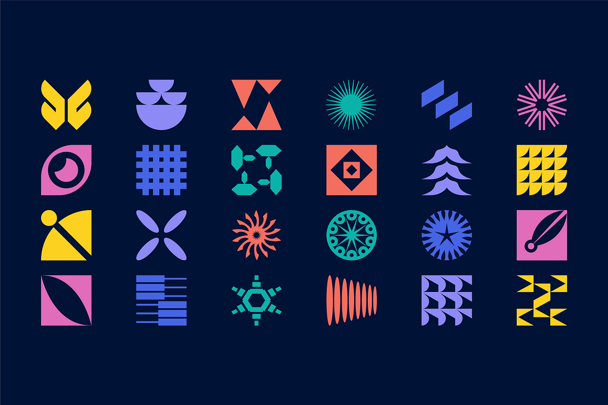 24 Abstract Geometric Elements, an Object Graphic by romanlypovyi (Photo 2 of 5)