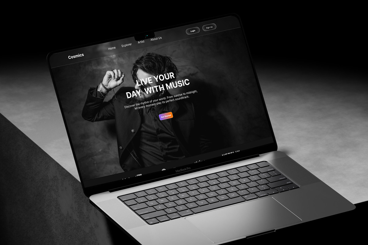 Cosmics | Best Music Present Framer, an UI Kit Template by Pixel Blend (Photo 2 of 6)
