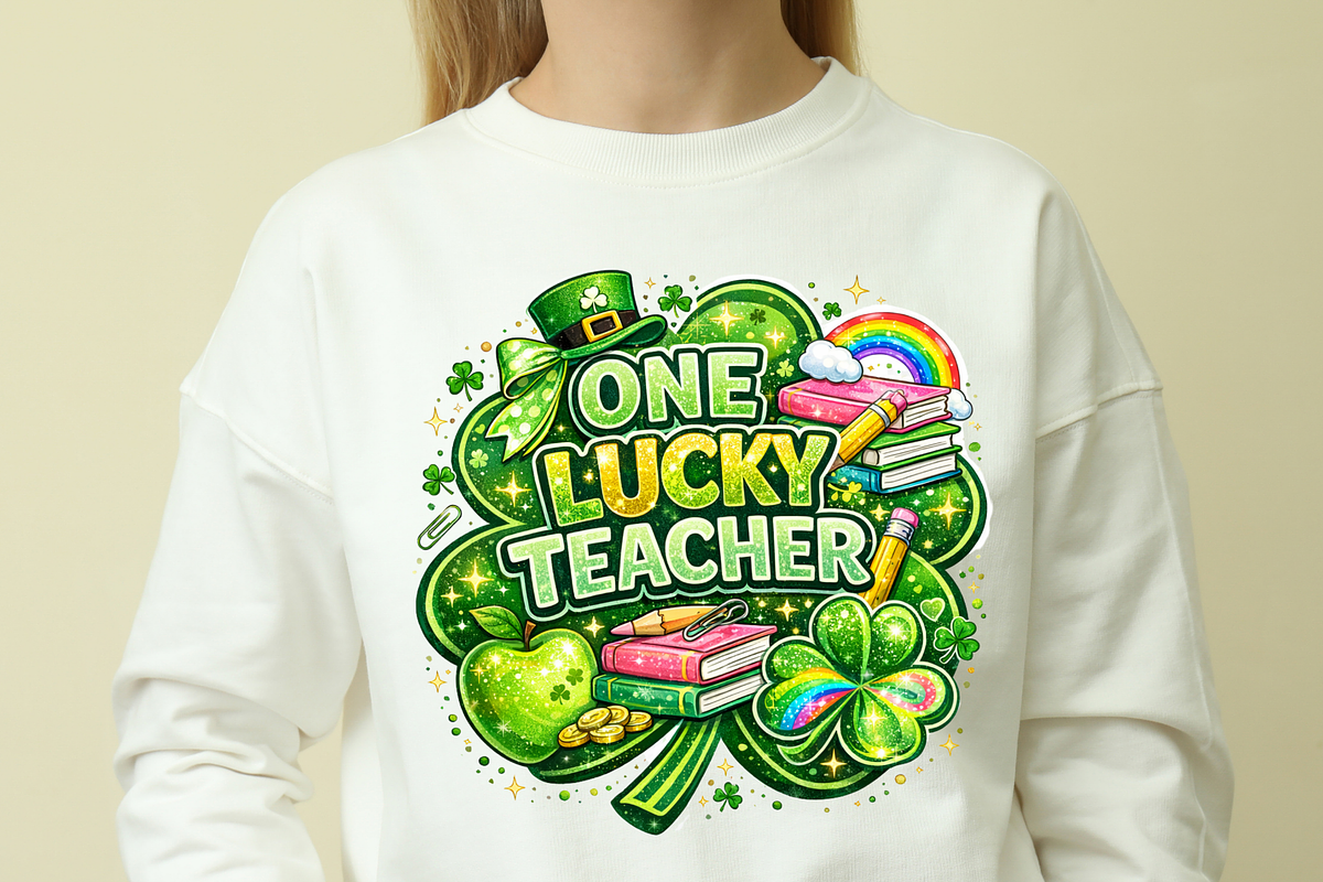Lucky Teacher St Patrick’s Day PNG,, a Graphic by Vector Portal (Photo 4 of 7)