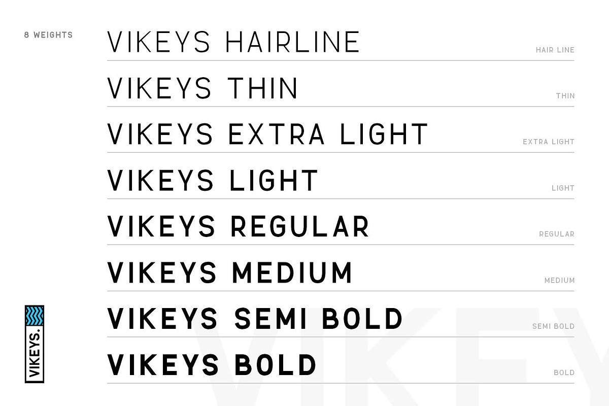 Vikeys-Sans Serif Font Family, a Sans Serif Font by Nathatype (Photo 10 of 10)