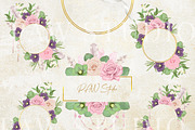 Boho Frames Floral Borders Wreaths, an Illustration by PawGraphic (Thumbnail 7 of 9)