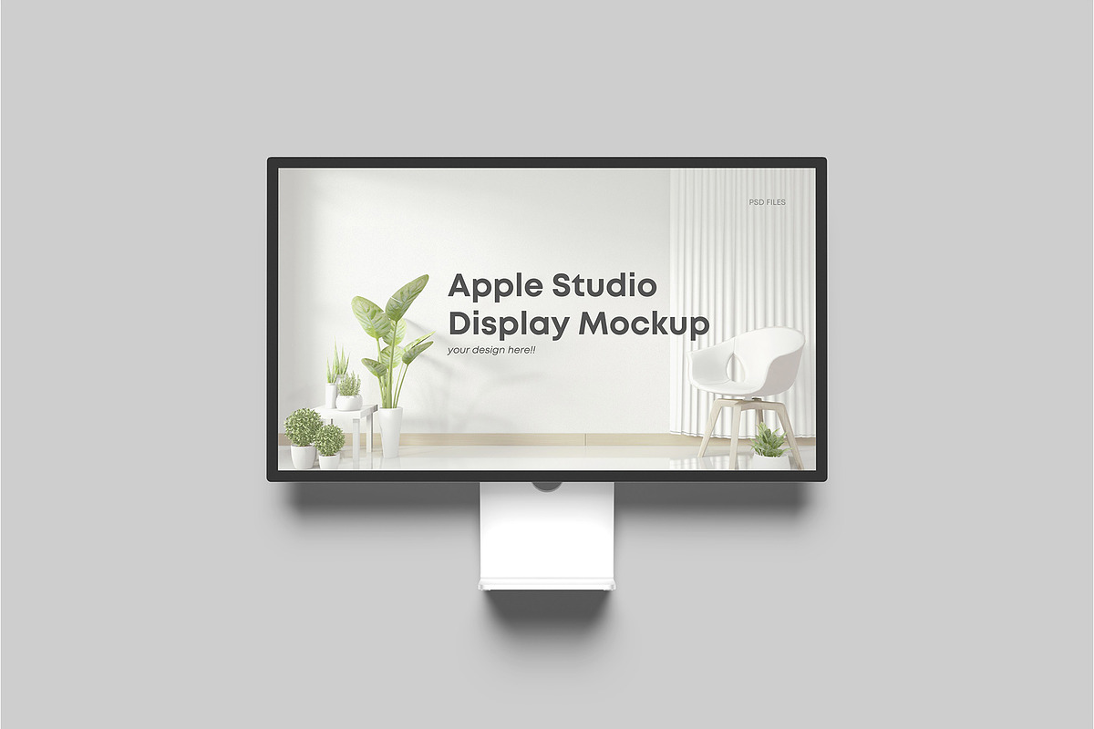 Apple Studio Display Mockup, a Mac Mockup by Graphiculon (Photo 7 of 11)