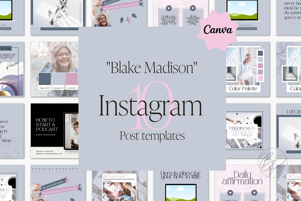 Canva DIY Brand Blake Madison, a Branding & Logo Template by Brand & Palms (Photo 10 of 17)