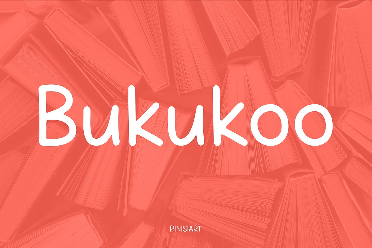 Bukukoo, a Font by Pinisi ART (Photo 1 of 10)
