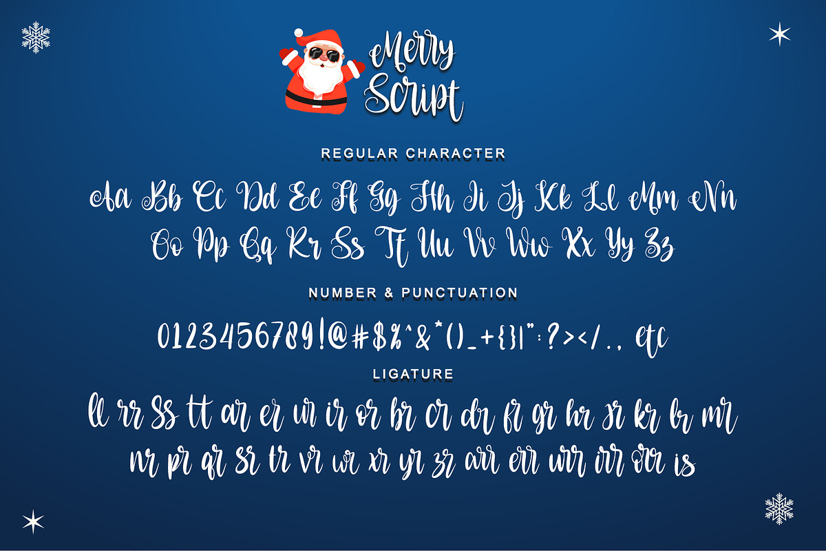 Merry Script, a Script Font by Letterara (Photo 8 of 9)