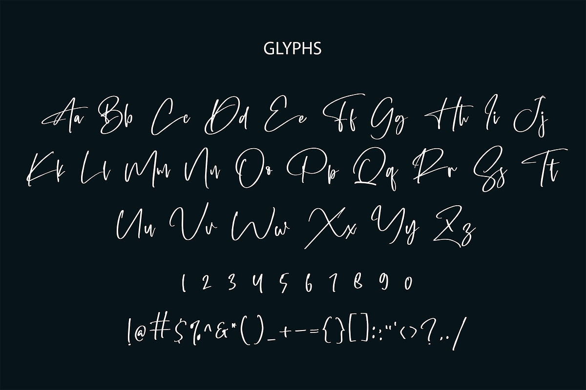 Kaylana Handwritten Font, a Script Font by Formatika Studio (Photo 6 of 6)